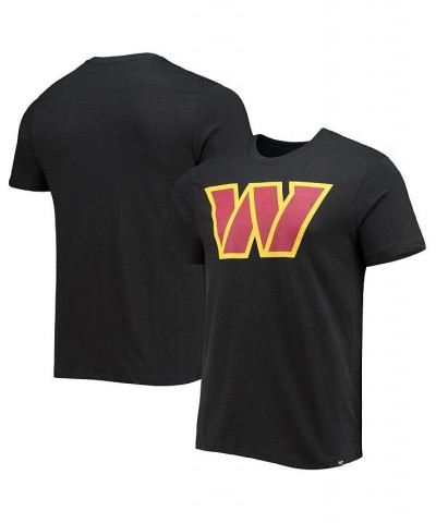 Men's '47 Black Washington Commanders Imprint Super Rival T-shirt $13.94 T-Shirts