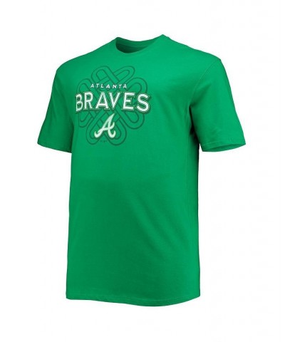 Men's Kelly Green Atlanta Braves Celtic T-shirt $16.80 T-Shirts