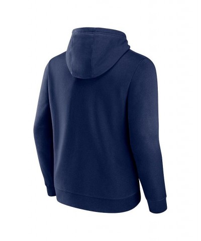 Men's Branded Navy Atlanta Braves Big and Tall Utility Pullover Hoodie $40.80 Sweatshirt