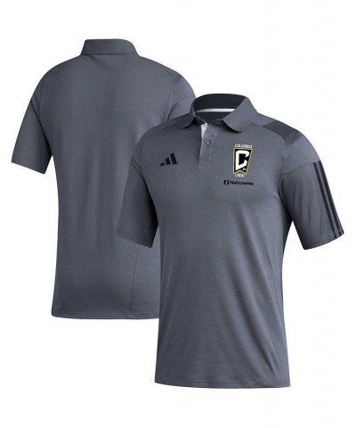 Men's Gray Columbus Crew 2023 On-Field Training Polo Shirt $31.85 Polo Shirts