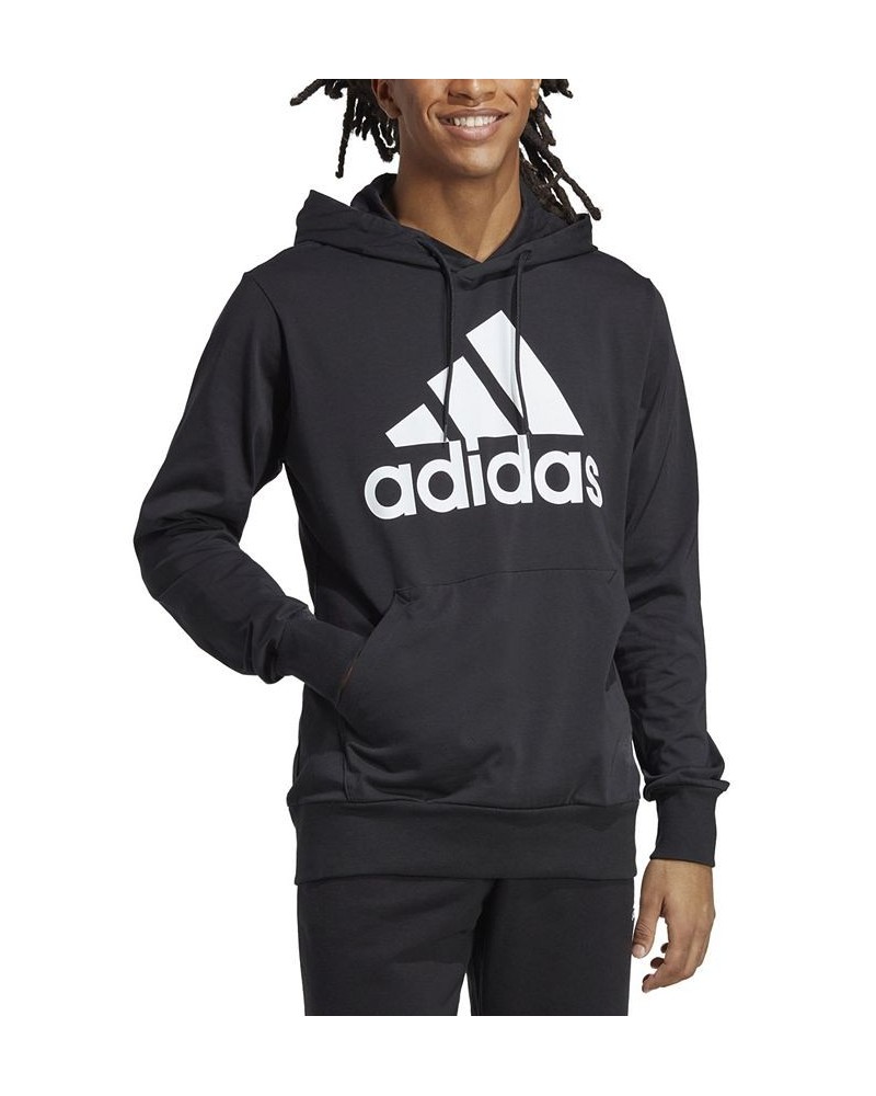 Men's Jersey Logo-Graphic Pullover Hoodie Black $25.18 Sweatshirt