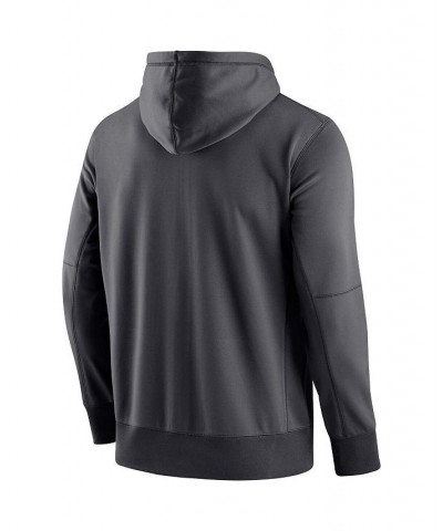 Men's Anthracite Ohio State Buckeyes Logo Performance Full-Zip Hoodie $46.55 Sweatshirt