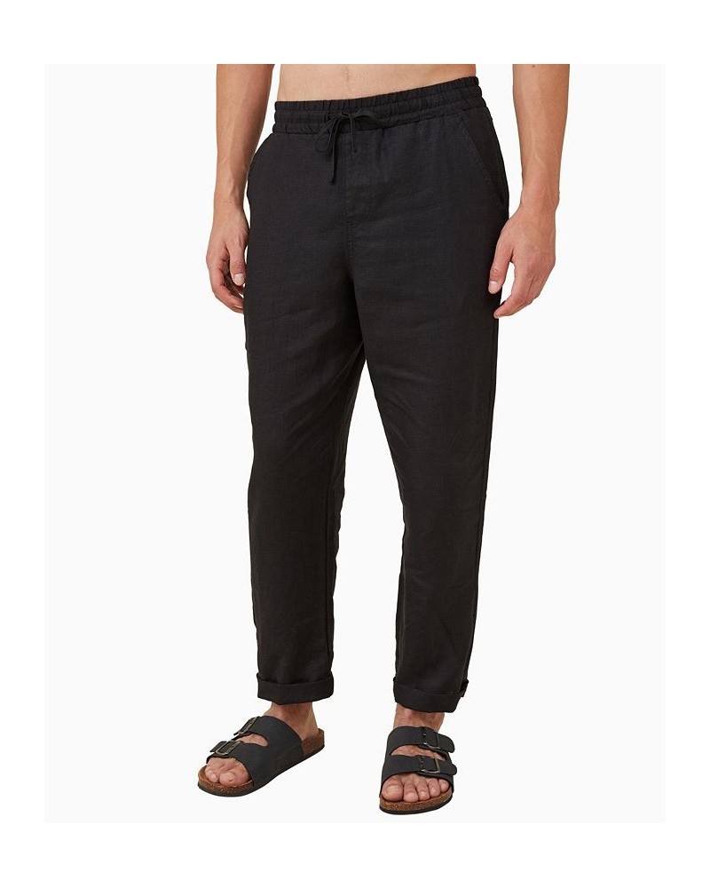 Men's Linen Drawstring Pants PD01 $32.80 Pants