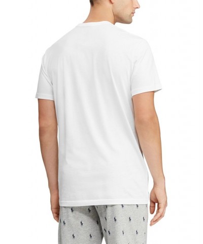 Men's Cotton Jersey Sleep Shirt White $25.08 Pajama