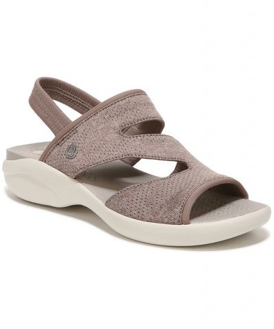 Cleo Washable Slingback Sandals Brown $37.10 Shoes