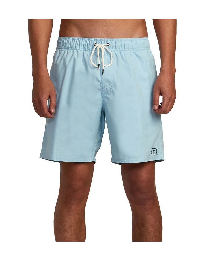 Men's Opposite Elastic 2 Board Shorts Blue $24.60 Swimsuits