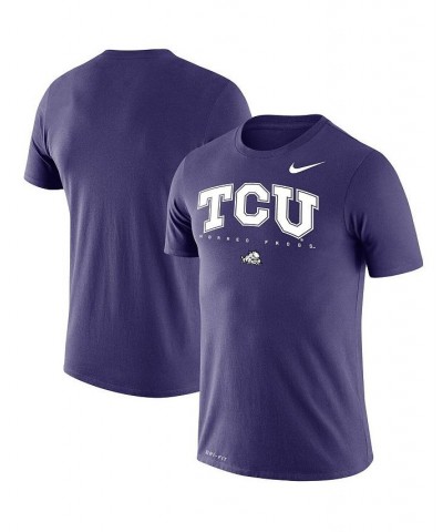 Men's Purple TCU Horned Frogs Facility Legend Performance T-shirt $29.99 T-Shirts