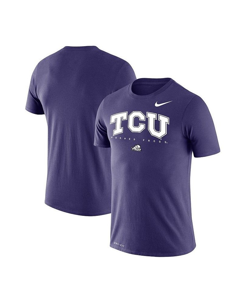 Men's Purple TCU Horned Frogs Facility Legend Performance T-shirt $29.99 T-Shirts