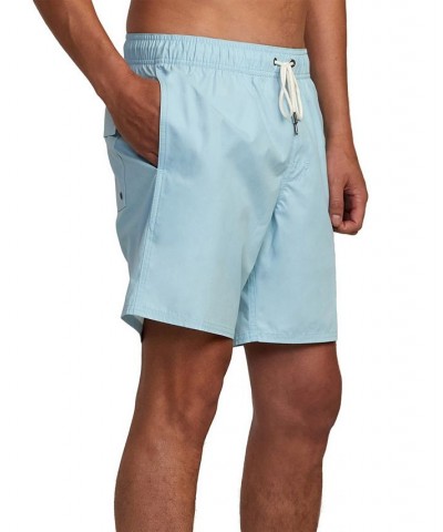 Men's Opposite Elastic 2 Board Shorts Blue $24.60 Swimsuits