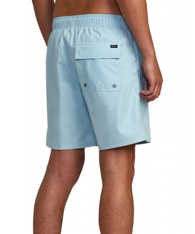 Men's Opposite Elastic 2 Board Shorts Blue $24.60 Swimsuits