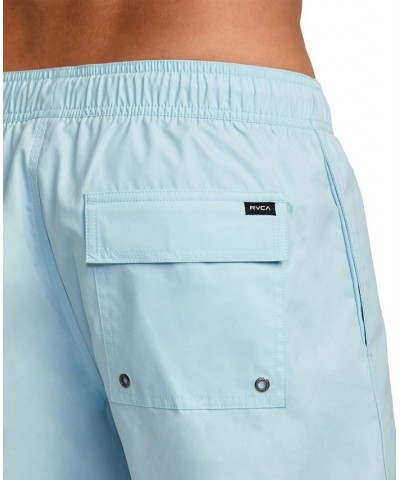 Men's Opposite Elastic 2 Board Shorts Blue $24.60 Swimsuits