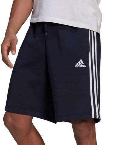 Men's 3-Stripes 10" Fleece Shorts Legend Ink/White $22.04 Shorts