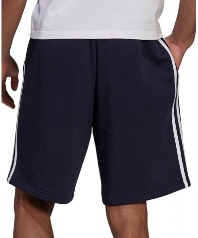 Men's 3-Stripes 10" Fleece Shorts Legend Ink/White $22.04 Shorts