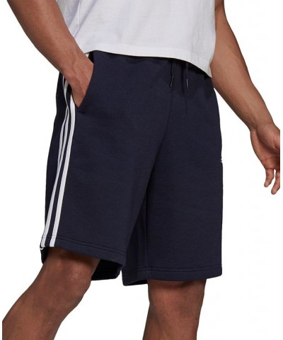 Men's 3-Stripes 10" Fleece Shorts Legend Ink/White $22.04 Shorts