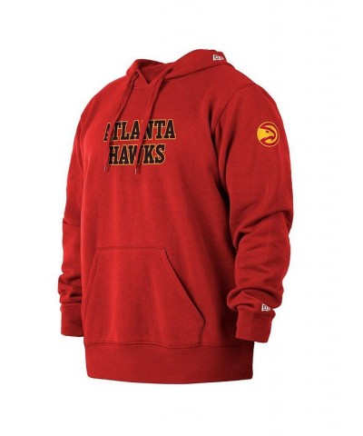 Men's Red Atlanta Hawks 2021/22 City Edition Big and Tall Pullover Hoodie $26.40 Sweatshirt