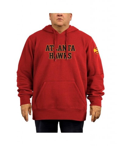 Men's Red Atlanta Hawks 2021/22 City Edition Big and Tall Pullover Hoodie $26.40 Sweatshirt