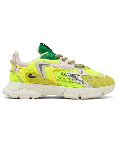 Women's L003 Neo Textile Casual Sneakers Yellow $52.20 Shoes