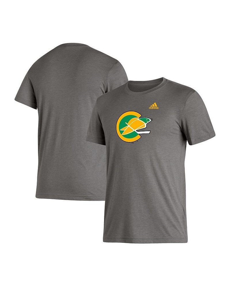 Men's Heathered Gray Oakland Seals Vintage-Like Hockey Classics Tri-Blend T-shirt $16.40 T-Shirts