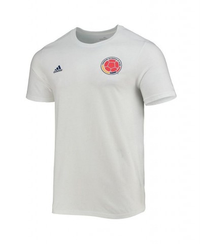 Men's Juan Cuadrado White Colombia National Team Amplifier Name and Number T-shirt $20.39 T-Shirts