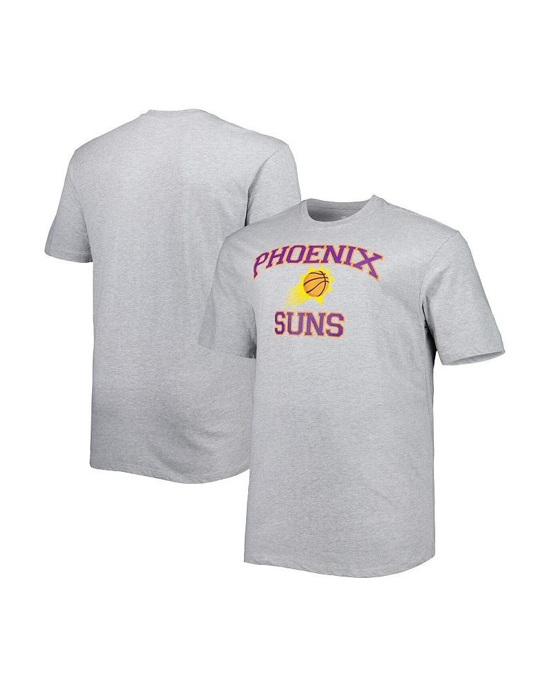 Men's Heathered Gray Phoenix Suns Big and Tall Heart and Soul T-shirt $27.49 T-Shirts