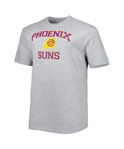 Men's Heathered Gray Phoenix Suns Big and Tall Heart and Soul T-shirt $27.49 T-Shirts