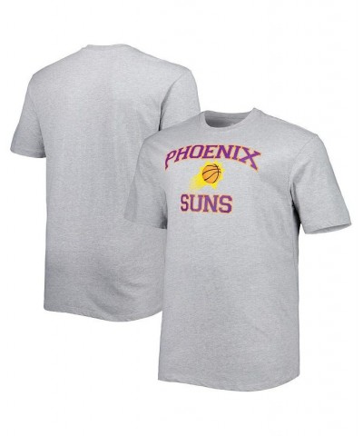 Men's Heathered Gray Phoenix Suns Big and Tall Heart and Soul T-shirt $27.49 T-Shirts