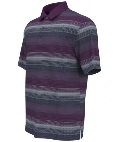 Men's Short-Sleeve Jacquard Polo Blue $20.24 Polo Shirts