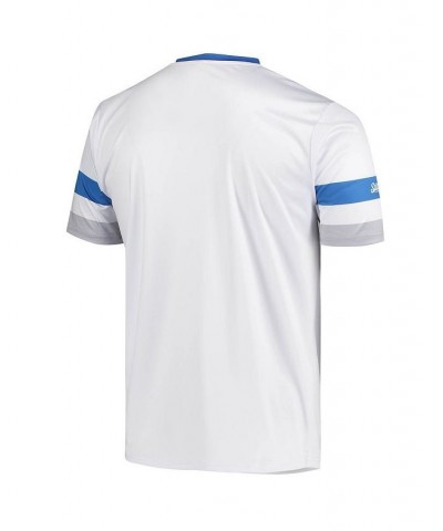 Men's White Los Angeles Dodgers Cooperstown Collection V-Neck Jersey $25.42 Jersey