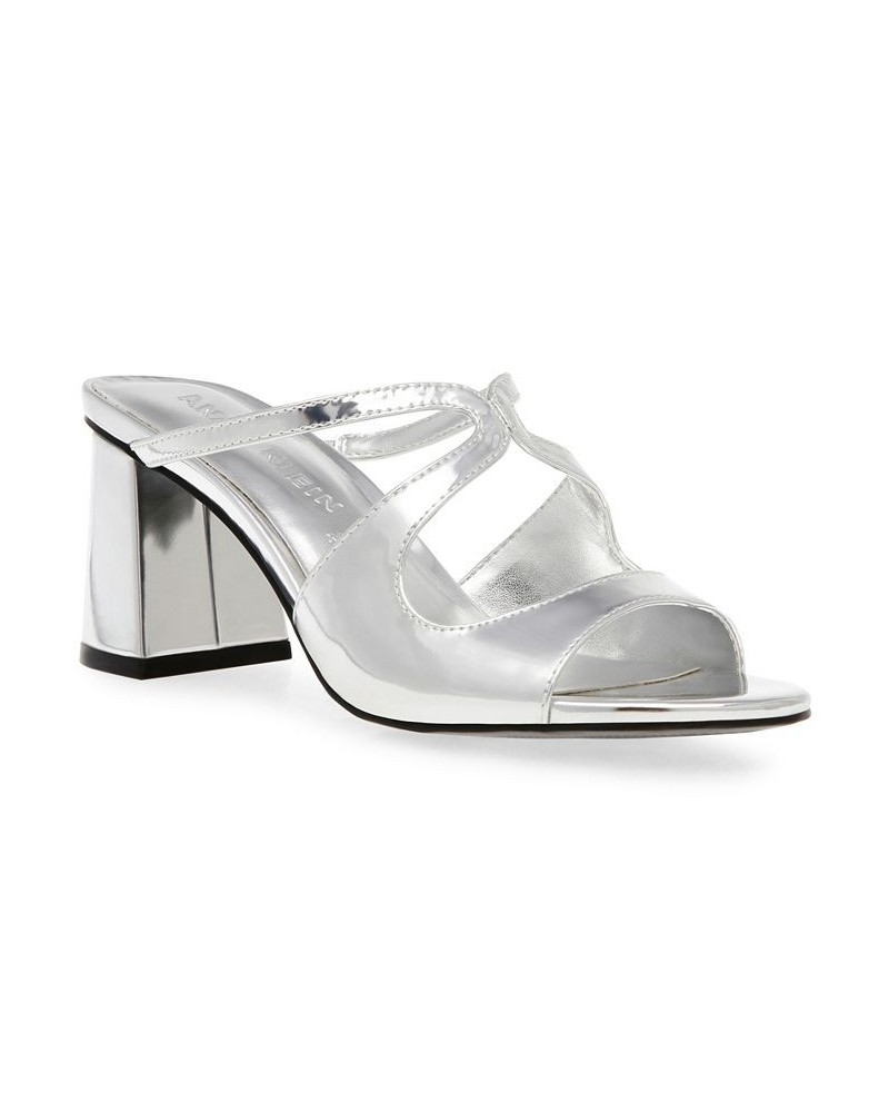 Women's Anita Dress Sandal Slide Gray $49.50 Shoes