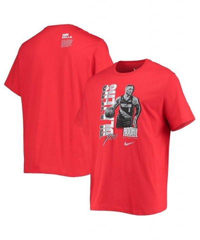 Men's Damian Lillard Red Portland Trail Blazers Select Series Rookie Of The Year Name And Number T-shirt $14.76 T-Shirts