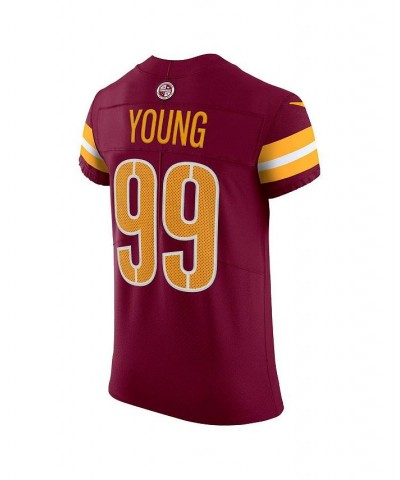 Men's Chase Young Burgundy Washington Commanders Vapor Elite Jersey $141.45 Jersey