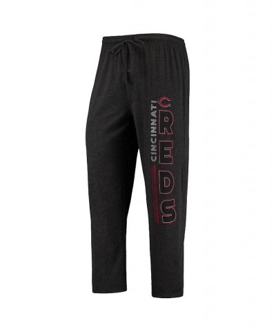 Men's Black, Red Cincinnati Reds Meter T-shirt and Pants Sleep Set $30.80 Pajama