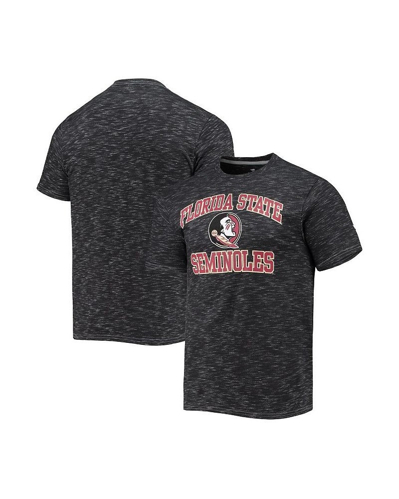 Men's Branded Charcoal Florida State Seminoles Heart and Soul Space-Dye T-shirt $11.48 T-Shirts