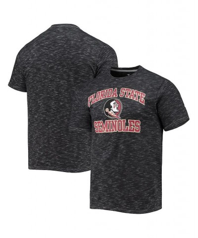 Men's Branded Charcoal Florida State Seminoles Heart and Soul Space-Dye T-shirt $11.48 T-Shirts