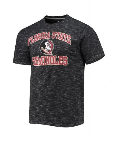 Men's Branded Charcoal Florida State Seminoles Heart and Soul Space-Dye T-shirt $11.48 T-Shirts