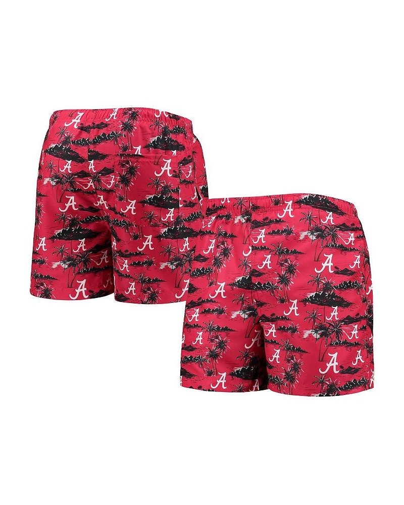 Men's Crimson Alabama Crimson Tide Island Palm Swim Trunks $21.62 Swimsuits