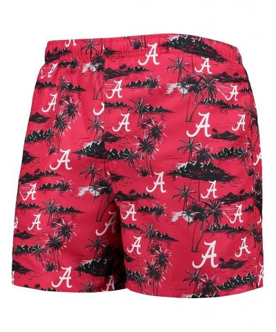 Men's Crimson Alabama Crimson Tide Island Palm Swim Trunks $21.62 Swimsuits