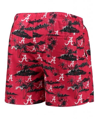 Men's Crimson Alabama Crimson Tide Island Palm Swim Trunks $21.62 Swimsuits