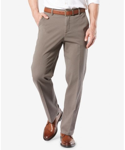 Men's Workday Smart 360 Flex Classic Fit Khaki Stretch Pants Brown $30.55 Pants