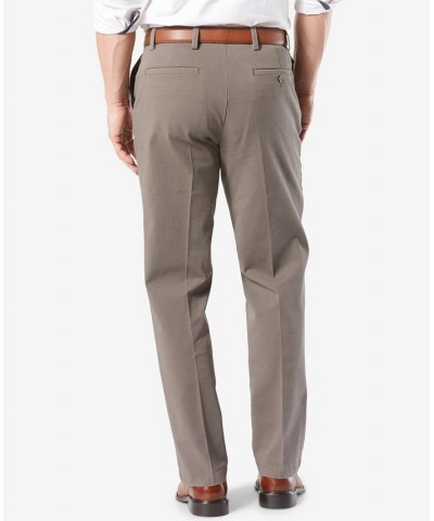 Men's Workday Smart 360 Flex Classic Fit Khaki Stretch Pants Brown $30.55 Pants