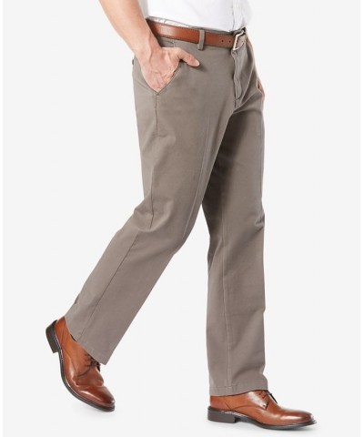 Men's Workday Smart 360 Flex Classic Fit Khaki Stretch Pants Brown $30.55 Pants