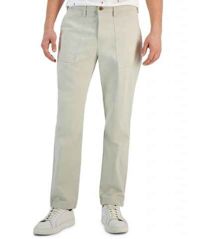 Men's Classic-Fit Solid Chore Pants Tan/Beige $16.56 Pants