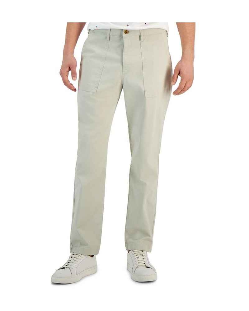 Men's Classic-Fit Solid Chore Pants Tan/Beige $16.56 Pants