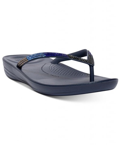 Women's Iqushion Ombre Sparkle Flip-Flops PD03 $30.25 Shoes