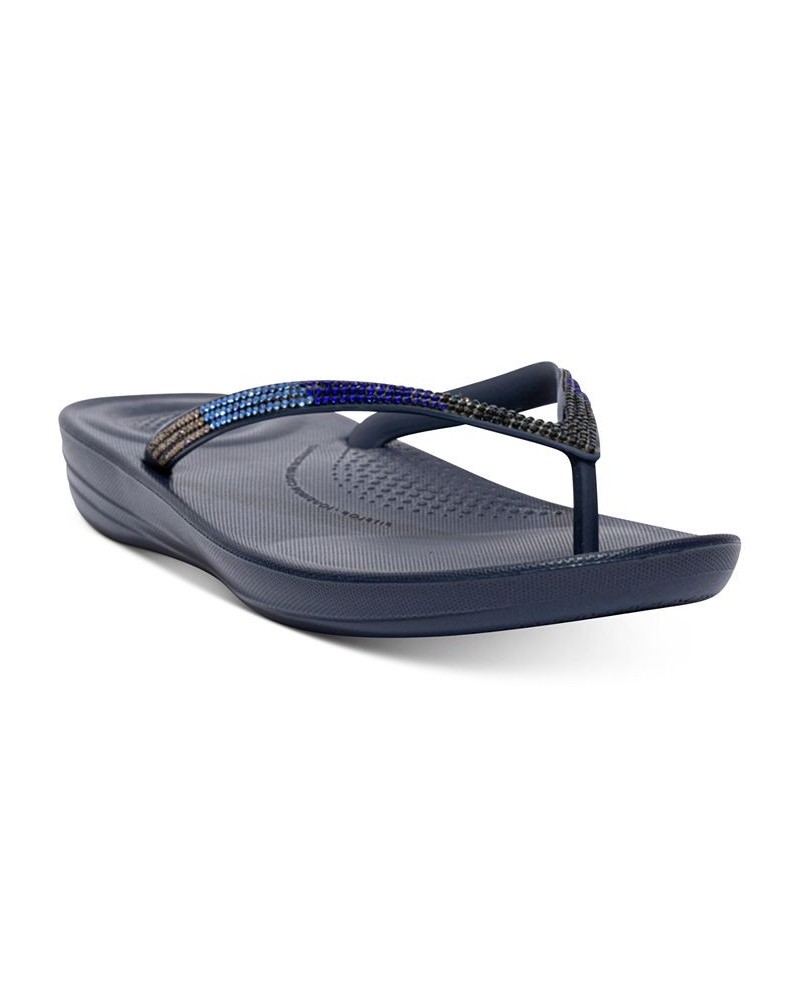 Women's Iqushion Ombre Sparkle Flip-Flops PD03 $30.25 Shoes