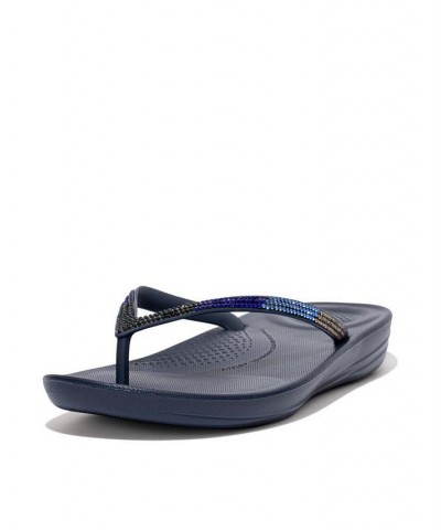 Women's Iqushion Ombre Sparkle Flip-Flops PD03 $30.25 Shoes