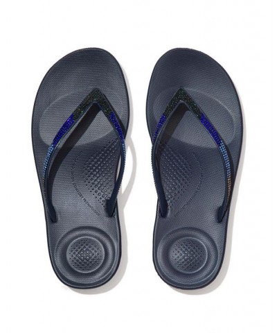 Women's Iqushion Ombre Sparkle Flip-Flops PD03 $30.25 Shoes