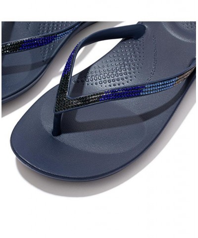 Women's Iqushion Ombre Sparkle Flip-Flops PD03 $30.25 Shoes