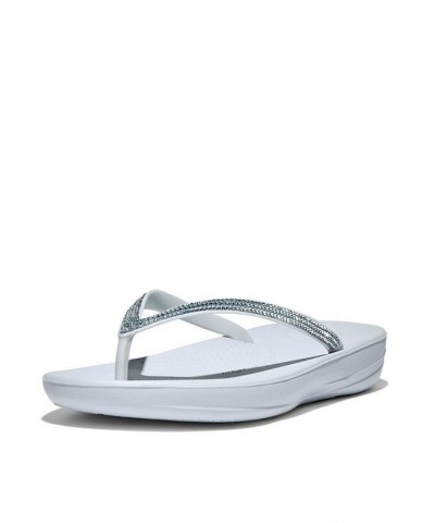 Women's Iqushion Ombre Sparkle Flip-Flops PD03 $30.25 Shoes