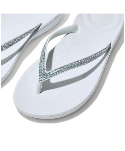 Women's Iqushion Ombre Sparkle Flip-Flops PD03 $30.25 Shoes